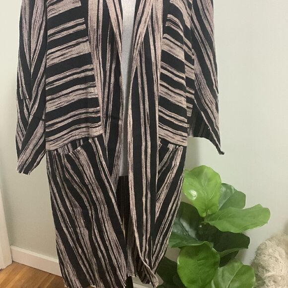 World Market NWT Kimono Cover Up With Front Pockets Size L/XL Made In India - Picture 5 of 17